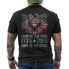 American Flag Eagle Shirt 250 Years 1776-2026 250th Birthday T-Shirt ON BACK