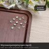Nail Art Rhinestones: Transparent Pointed Hearts, Axe Heads, Square Rock Candy - Super Shiny Press-on Decorations