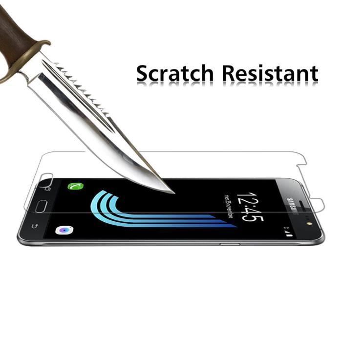 Film de protection d'écran - Phonillico® - Samsung Galaxy J5 2016 J510 - Pack de 2 - Ultra résistant - Noir