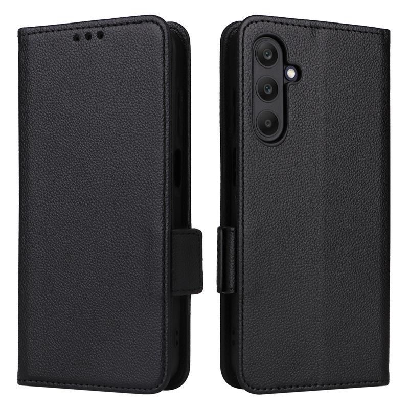Samsung M55/C55 5G Leather Phone Case with Card Holder, Stand, and Lanyard