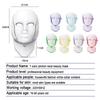 7 Colors LED Facial & Neck Mask - Skin Rejuvenation, Anti-Acne, Whitening, Shrink Pores - For Salon/SPA/Home Use