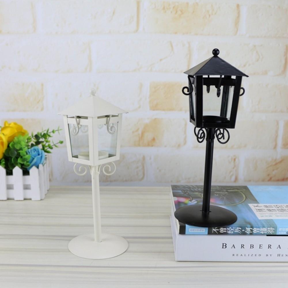 Candleholders Vintage Candle Holder Classical European Style Romantic Candlestick Simple Decoration Candle Lantern Living Room
