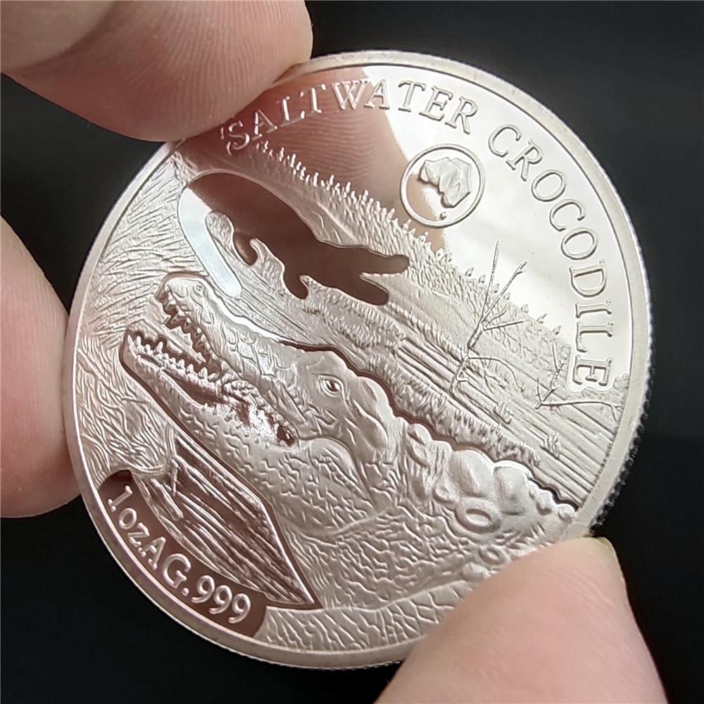 2019 Australian Animal Koala Commemorative Coin, Kangaroo, Crocodile Commemorative Coin, Crocodile, platypus, Snake, Queen's Avatar kookaburra
