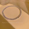 2025 New Stainless Steel Double Layers Simple Bracelet for Women Temperament Elegant Sweet Link Chain Bracelet Jewelry Gift
