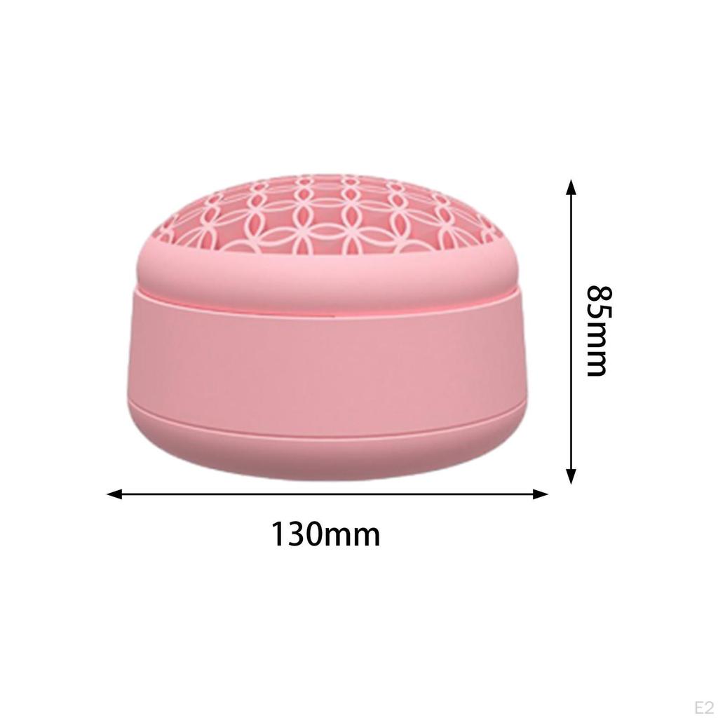 Brush Cleaner Mat Brushes Cleaning Tool Organizer Cosmetic Storage Box Makeup for