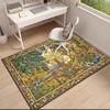 1pc Medieval Pastoral Magic Unicorn Carpet Rug for Living Room Bedroom Home Sofa Decoration,Kids play Non-slip Floor Mat