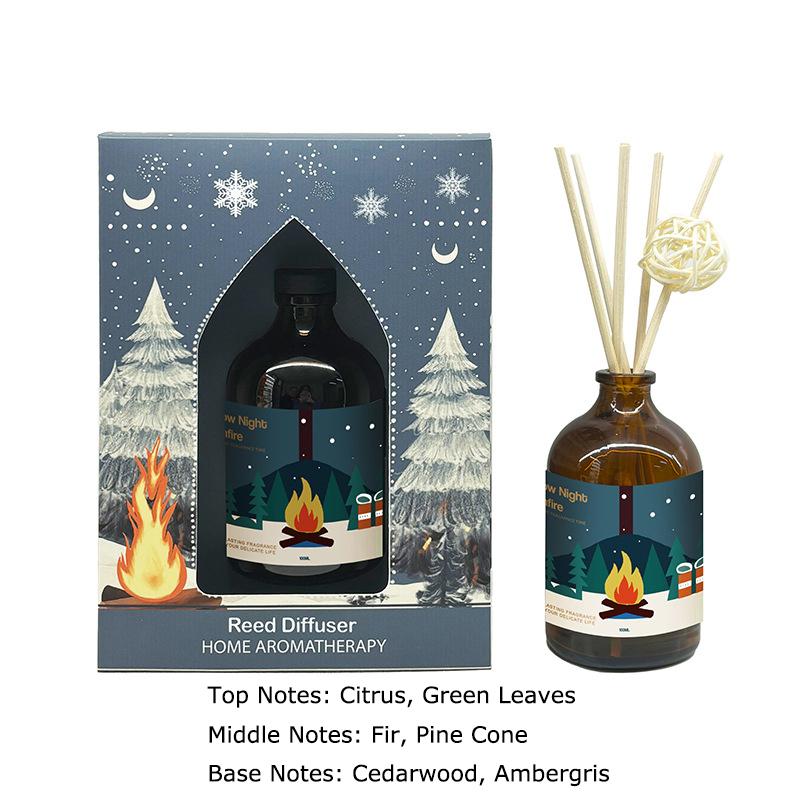 1PC Aromatherapy Long lasting Fragrance Indoor Flameless Home Glass Decorations Christmas Souvenirs Aromatherapy