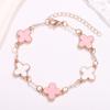 Fashion Light Luxury Four Leaf Clover Bracelet Delicate Versatile Jewelry For Women