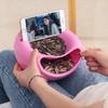 Creative Shaped Bowl for Cracking Sunflower Seeds, Lazy Person's Fruit Plate, Candy Fruit Plate, Double-layer Dried Fruit Plate