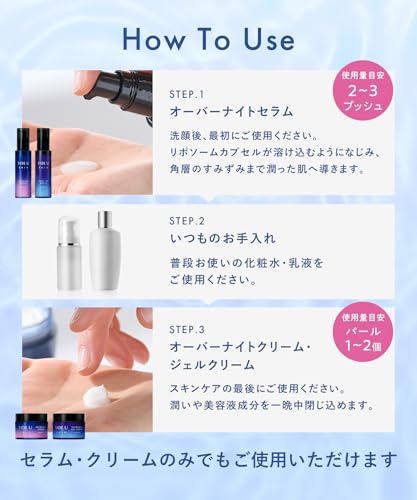 YOLU Skin Overnight Serum Overnight Gel Cream Clear