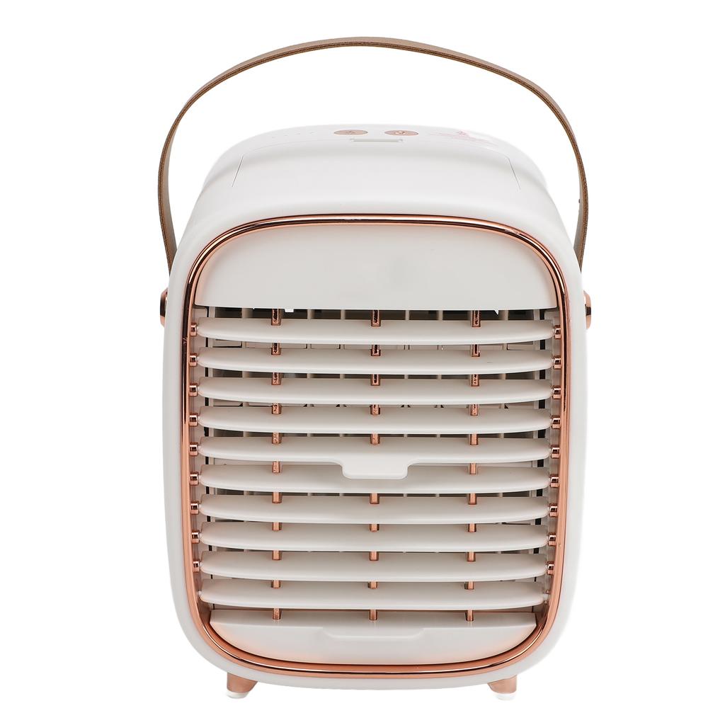 Desk Cooler Fan 3 Wind Speeds USB Charging Portable Cooling Mist Mini Air Cooler for Bedroom Office