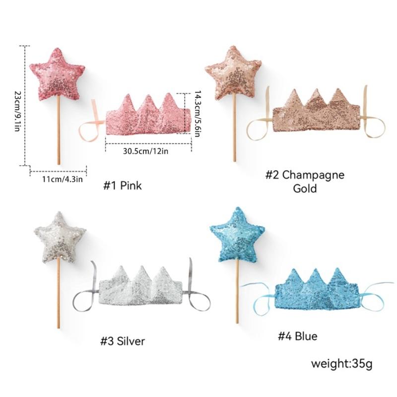 Kindergeburtstagsfeier Stirnband Dazzlings Zauberstab Kindergeburtstagsfeier Accessoires für Kinder Geburtstagsfeiern Geschenk