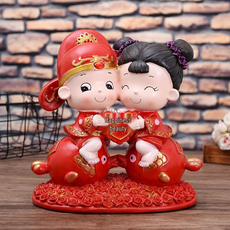 

Sailing Love Couple Doll Set: Wedding Gift Figurines - Resin Crafts for Home Celebration Ornaments