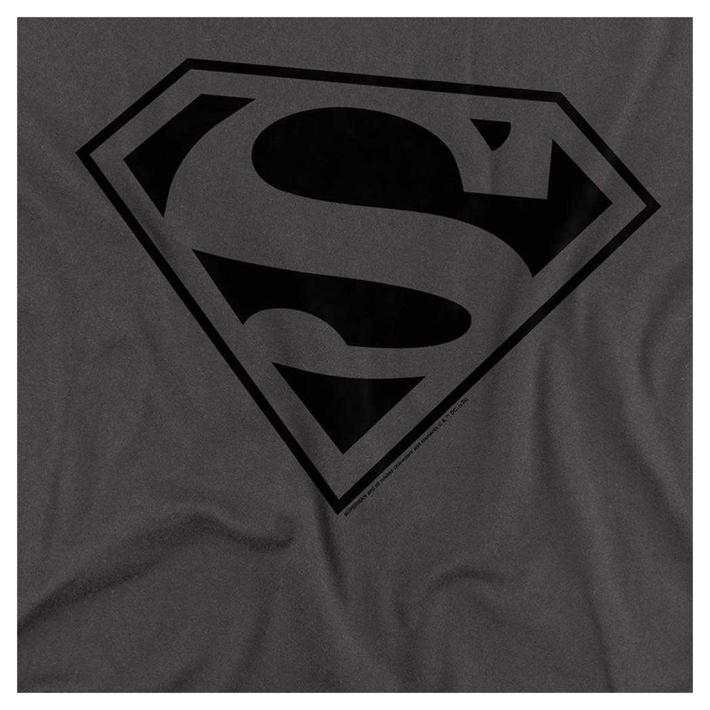 SUPERMAN Unisex Adult Mono Long-Sleeved T-Shirt