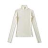 Women's Turtleneck Long Sleeve Slim Fit Top Stretch Solid Color Basic T Shirt