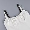 Spring And Summer New Stylish Top For Women, Basic Solid Color Slim-Fit Camisole Girls Sling Tops
