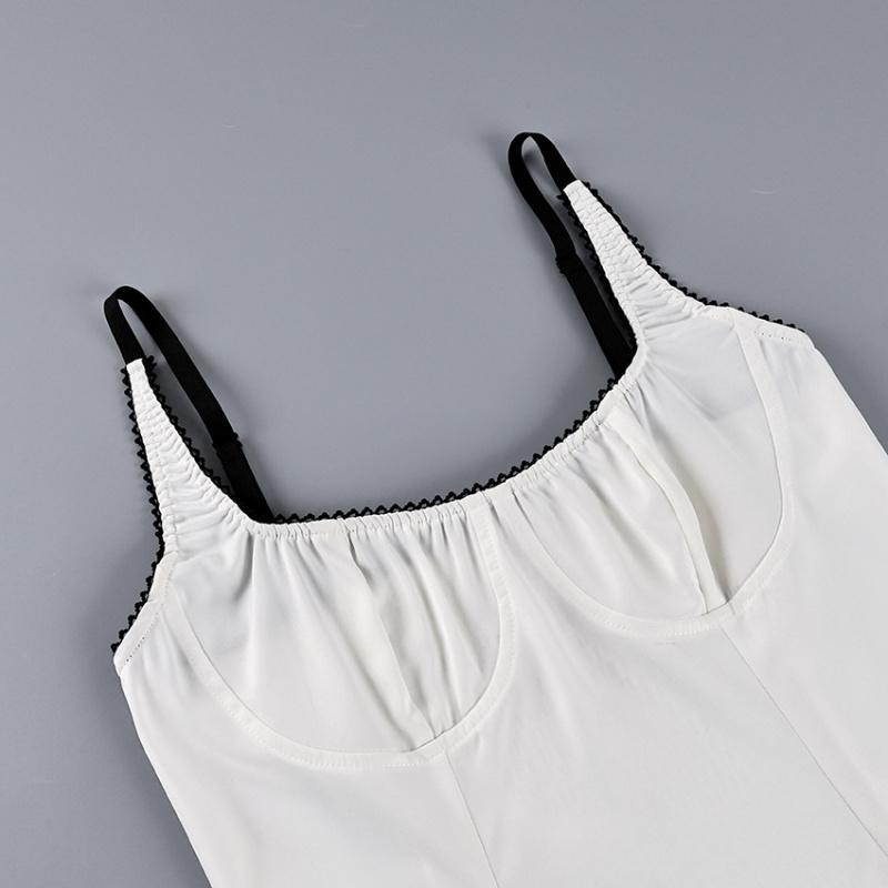 Spring And Summer New Stylish Top For Women, Basic Solid Color Slim-Fit Camisole Girls Sling Tops
