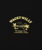 WACKY WILLY Beach Graphic Vacation Short Sleeve T-Shirt Black