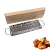 Non-Stick BBQ Rib Rack Stand Barbecue Steaks Racks Stainless Steel Chicken Beef Ribs Grill Black for Gas Smoker BBQ Tools Bbq