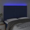 VidaXL Tête de Lit à LED Meuble de Chambre à Coucher Accessoire de Lit Double Tête de Cadre de Lit Intérieur Bleu 3122428