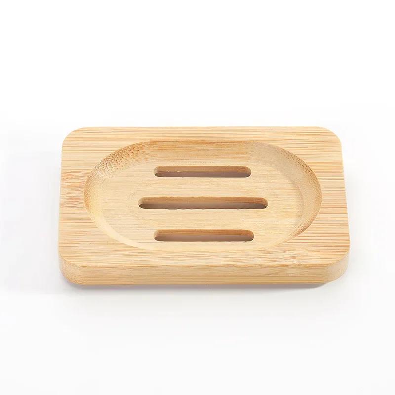 New Wooden Soap Box New Retro Soap Holder Durable Fashion Wooden Bamboo Charcoal Soap Holder Household Bathroom Accessories