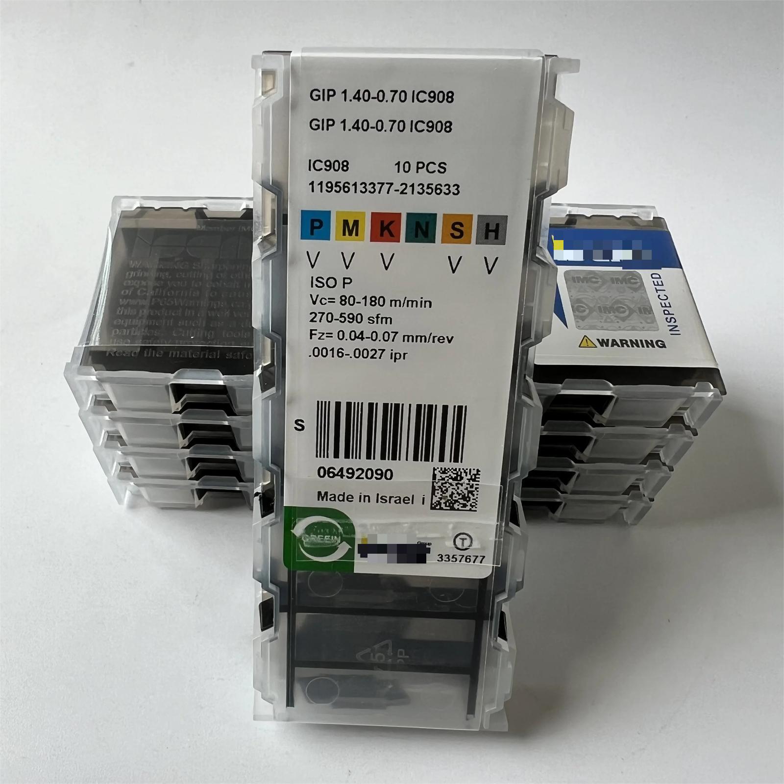 

GIP1.40-0.70 IC908 / Industrial indexable Carbide Inserts 10 Pcs