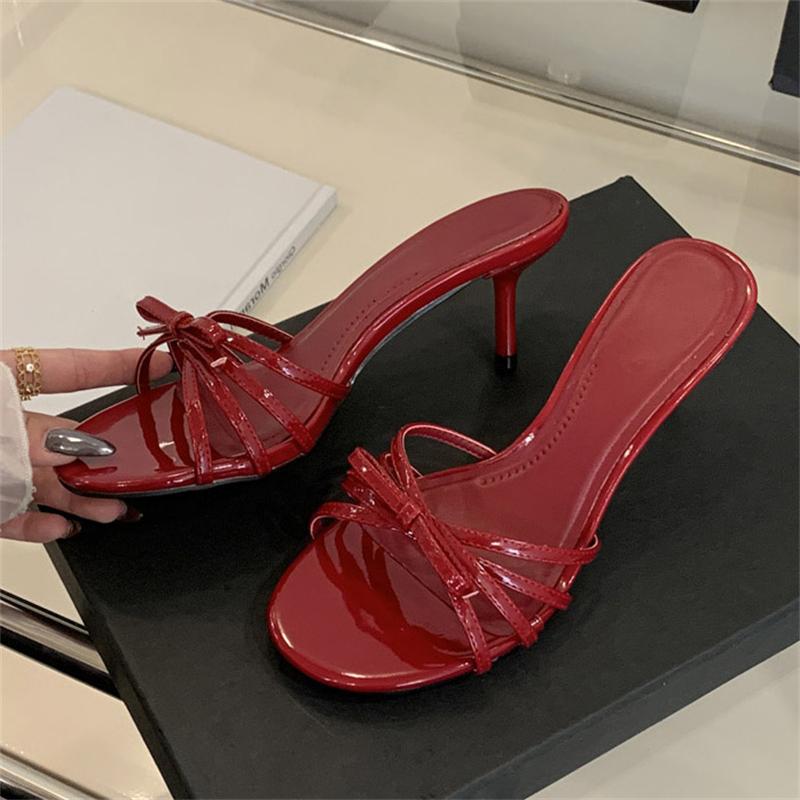 Eilyken Summer Round Toe Slippers Women Narrow Band Thin Low Heels Beach Casual Sandals Flip Flops Shoes Zapatos De Muje