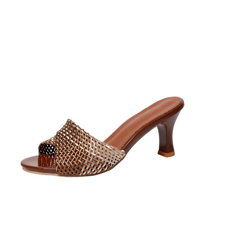 High-heeled Shoes - New Style - Pointed-toe and Thin Heel Slippers - Women's Shoes
