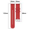 Extra Large Silicone Strap for Samsung Galaxy Watch 6 - 20/22mm Flat Head