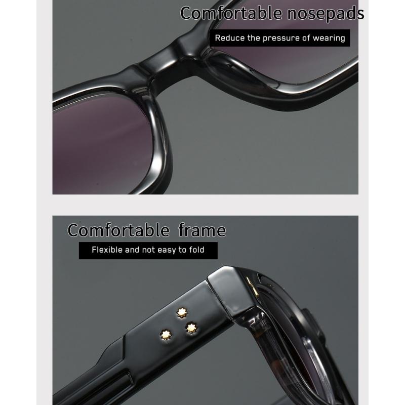 Women's Sunglasses, Men's and Women's Fashion Large-frame Square Sunglasses