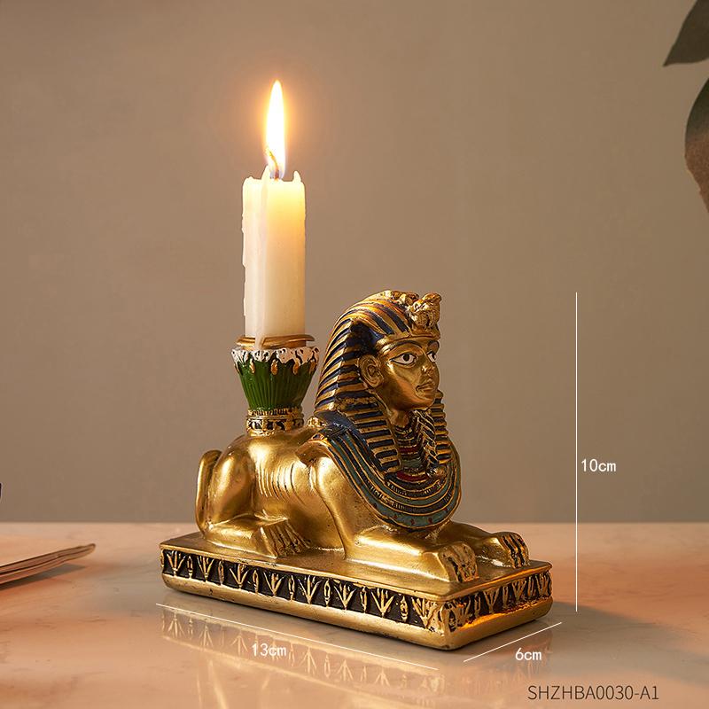 Vintage Sculpture Egyptian Cat Statue Goddess Bastet Statuette Cat God Figurine Living Room Office Desk Decoration Home Decor