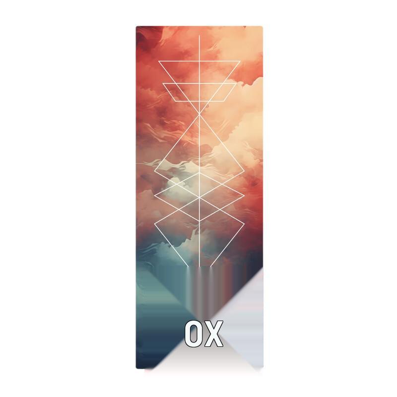 Yimai Rubber Yoga Mat with Alignment Lines