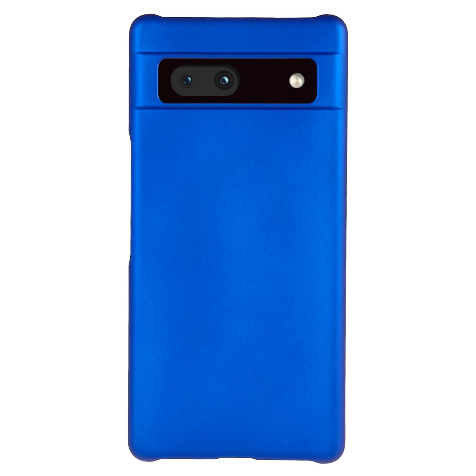 

Phone Shell for Google Pixel 8a Case Rubberized PC Dustproof Phone Cover Blue