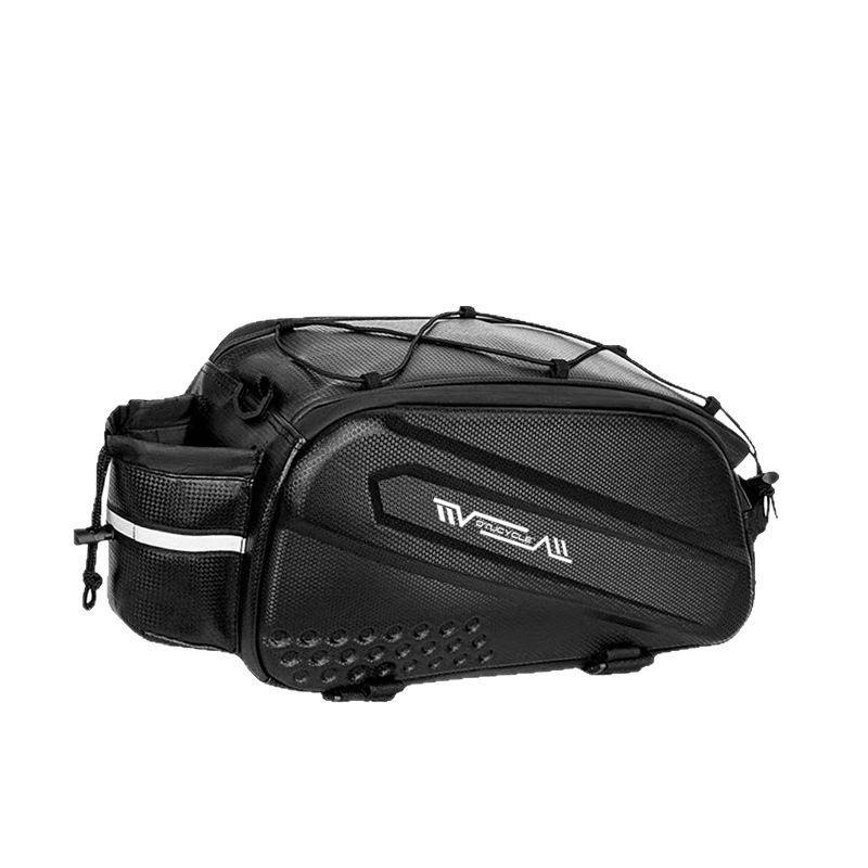 Waterproof Hard Shell Bicycle Rear Bag - Seat Bag & Storage Box Pannier for Mountain Bikes