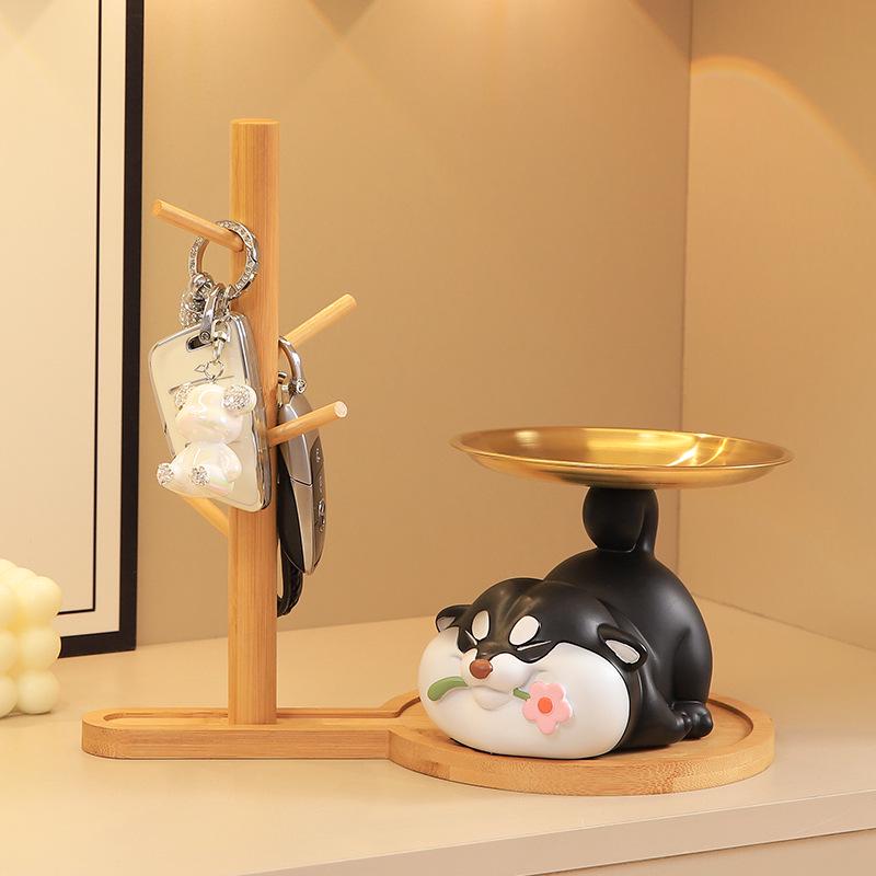 Shiba Inu Key Holder: Cute Hallway Ornament & Housewarming Gift