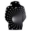 Unisex Men's 3D Printing Creative Round Neck Casual Long Shirts Top Blouse