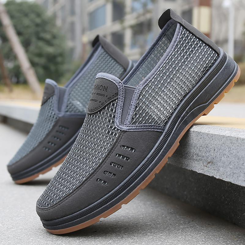 

Men s Fashionable Solid Woven Knitted Running Shoes - Lightweight, Breathable, Non-Slip - Perfect Sports Shoes for Outdoor Adven 39 сірий колір