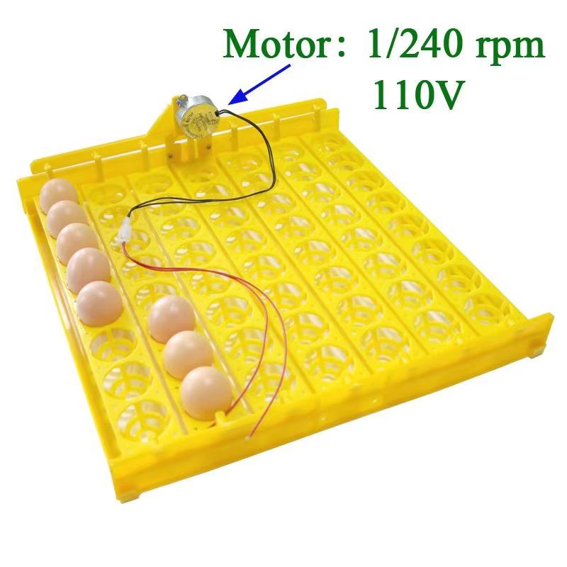 56 Eggs Incubator Turn Tray Chickens Ducks Poultry Automatically Brooder Turntable Turn Eggs Incubation Equipment