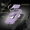 Armor Shockproof Magnetic Ring Stand Holder Phone Case For Xiaomi 15T 15T Pro Luxury Orange Purple Camera Flip Protection Cover