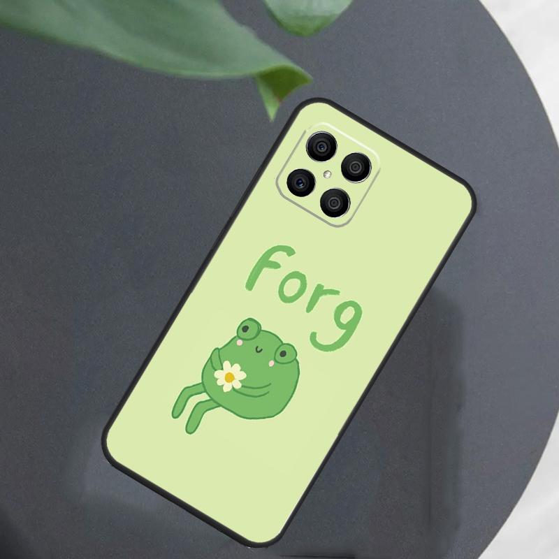 Cute Cartoon Frog For Honor Magic 8 7 5 6 Pro Case For Honor 200 400 Lite 50 70 90 X8c X8b X9a X9b X9c X9d Win