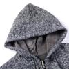 Podzim a zima Nové pánské oblečení Postupná změna Fleece zahuštěný svetr Velká velikost Slim Jacket Cardigan Bunda s kapucí