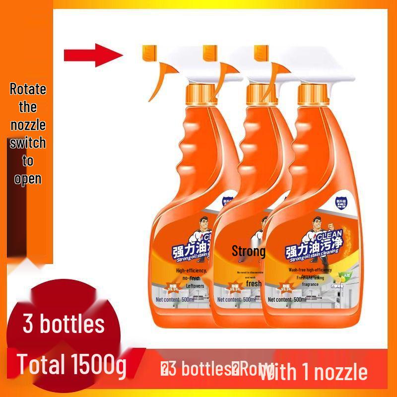 Foam Degreaser: Range Hood & Kitchen Heavy Oil Stain Cleaner.