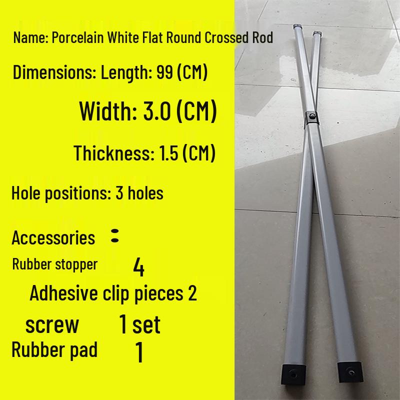 Telescopic Tent Umbrella Set: Folding Poles, Connecting Rod, Support Poles, Cross Tube
