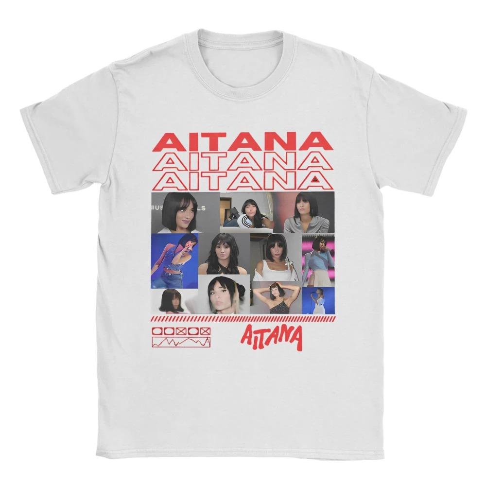 Singer Aitana Ocana Summer Y2K Funny Fashion TShirt Unisex Adult Short Sleeve Cotton Design Oversized Casual Tshirt