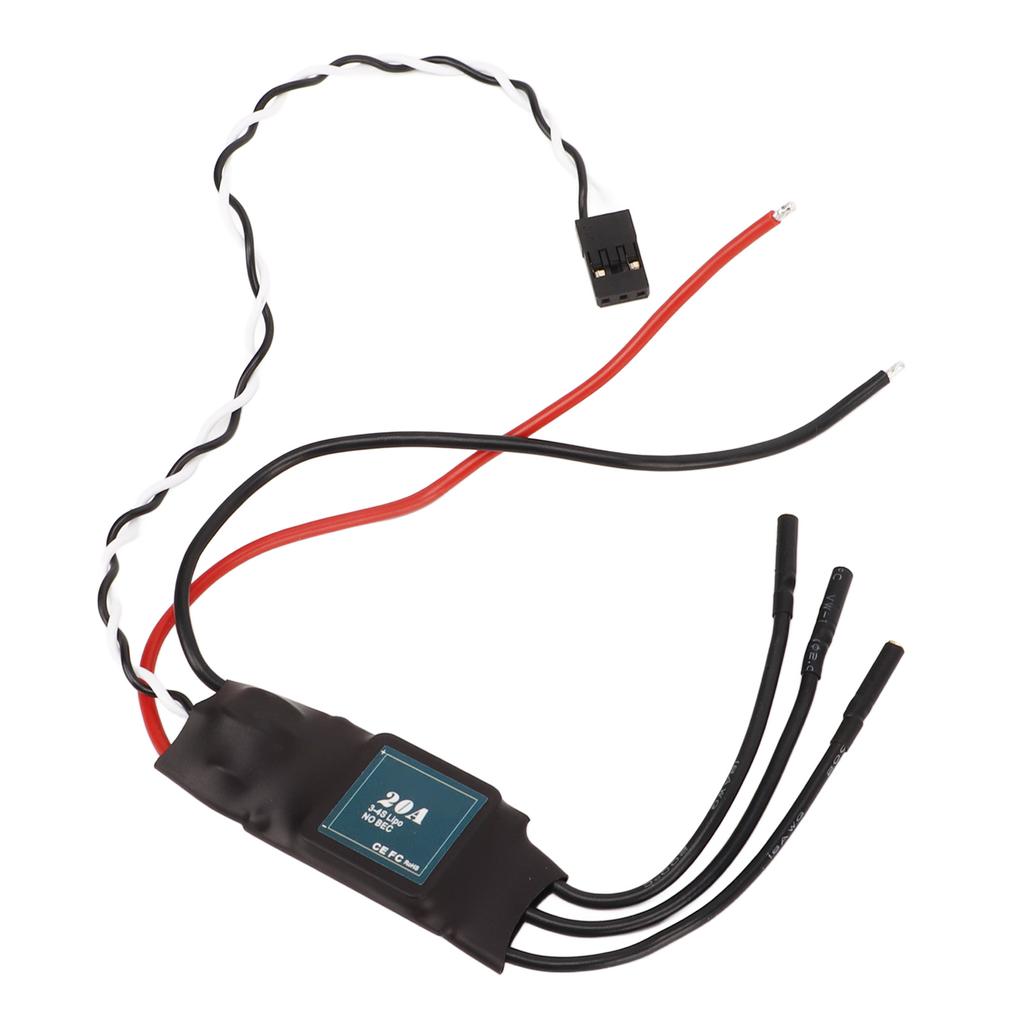 20A Brushless ESC 3‑4S Electric Speed Controller for RC Car Boat Underwater Propeller