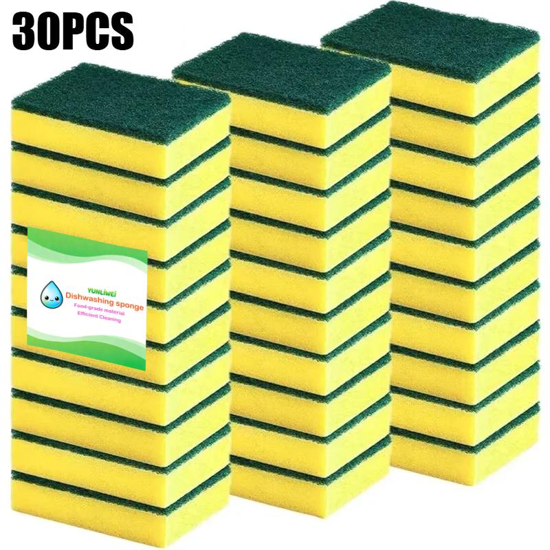 50PCS Dishwashing Soft  Sponge Cleaner Pot Rust Removal Brush Treatment Kit  Home  Cleaning  Brush   Hogar  Cocina Sponge