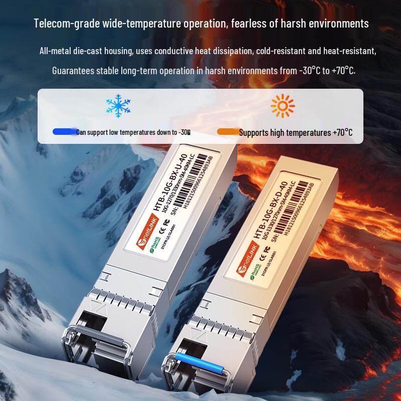 netLINK 10G SFP+ BiDirectional Fiber Optic Module Pair