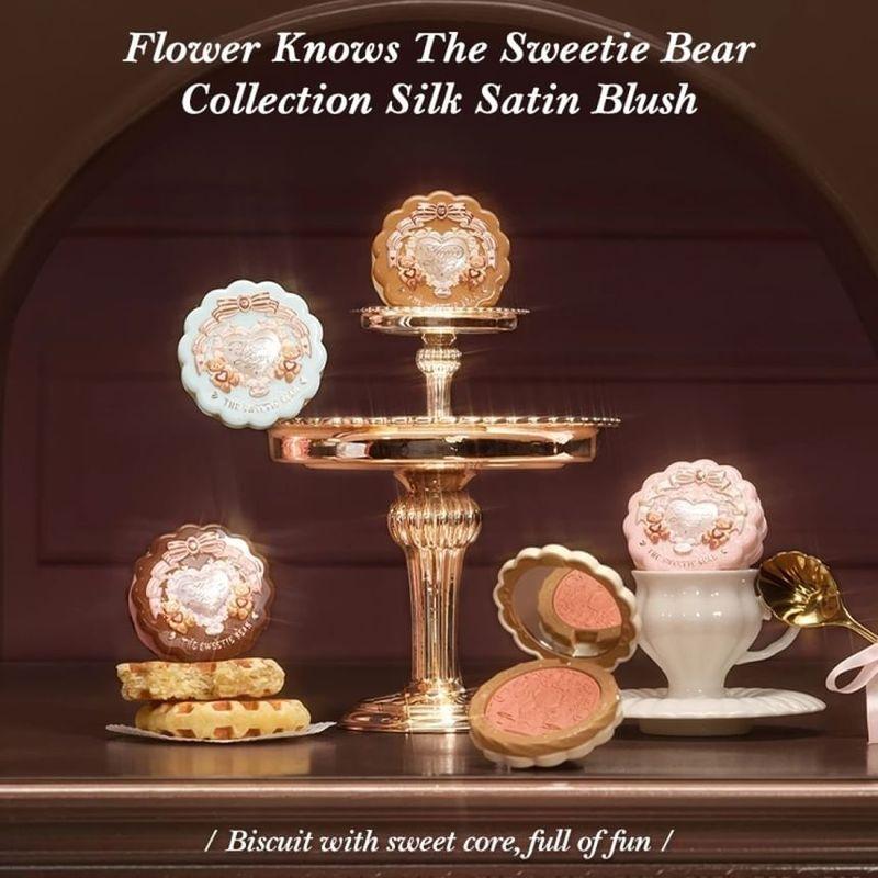 Flower Knows - The Sweetie Bear Silk Satin Blush - 5 Colors