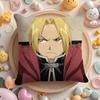 F-ULLMETAL Anime A-ALCHEMIST Cushion Cover Home & Car Multi-Scene Pillow Cover - Reversible, Soft & Durable for Daily Use