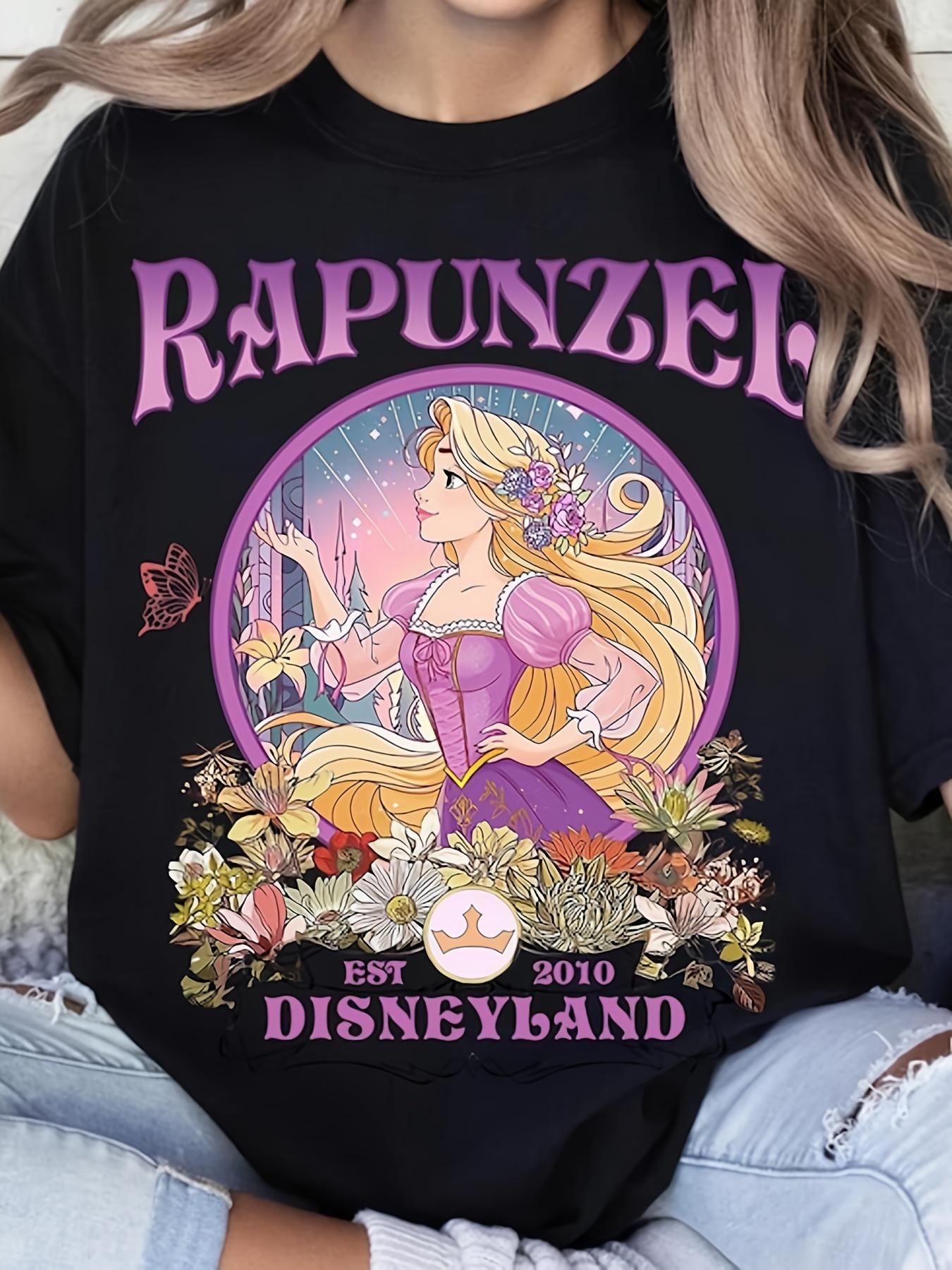 

Magic Hair Queen Flower Princess Tshirt Pure Cotton Womens Tshirt Four Seasons New Neutral Leisure Fashion Street Wear S